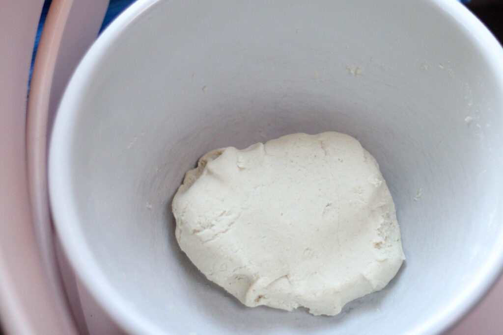 Fresh masa dough (corn dough) made by hand from maseca or masa harina. 