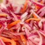 Cebolla con habanero made with sliced red onion and habanero